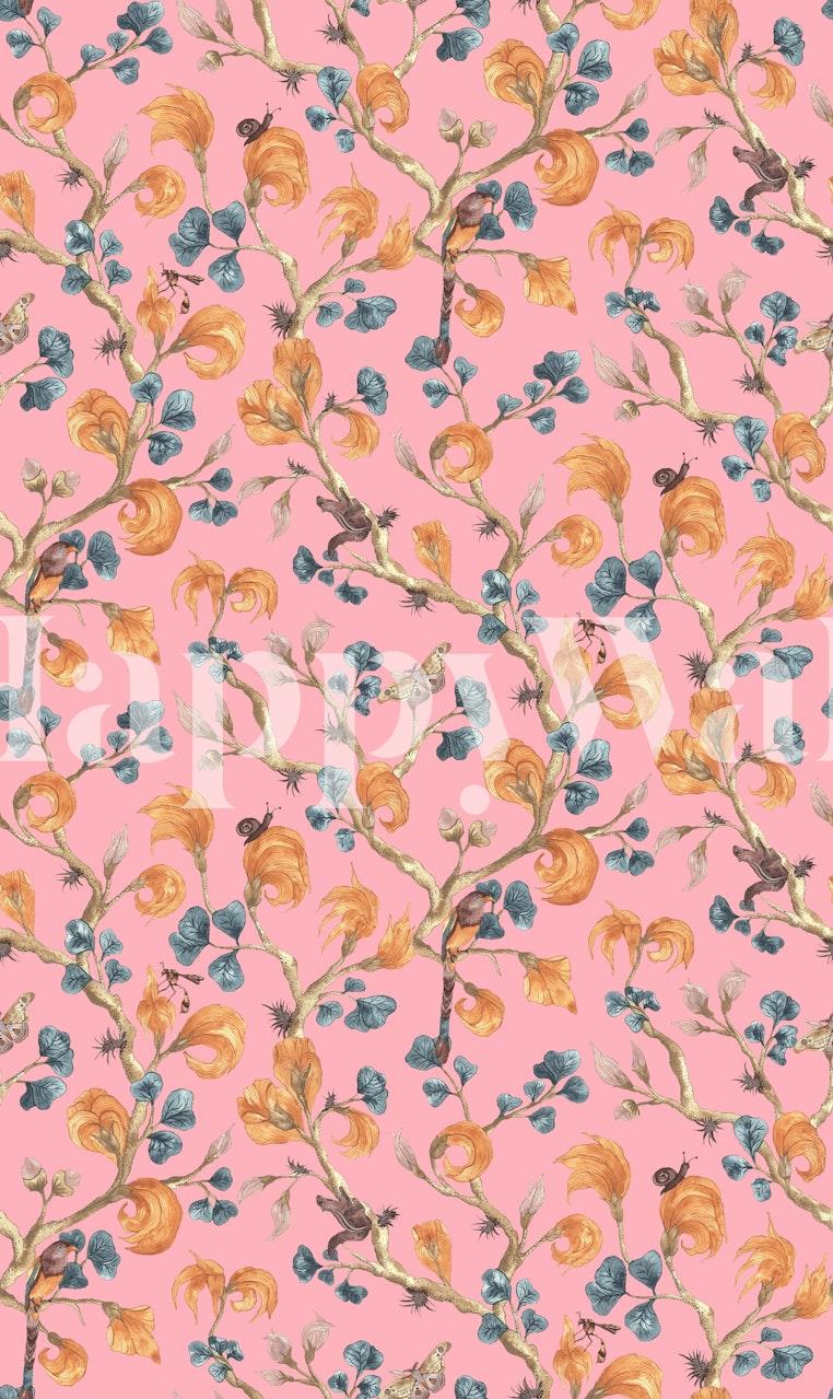 Palash - 8 Floral Wallpaper Design