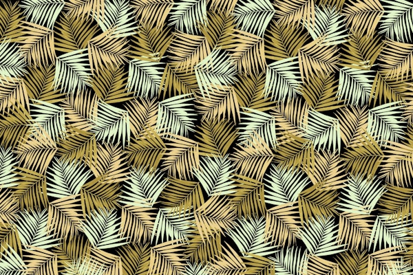 Tropical Retro Night Pattern 1