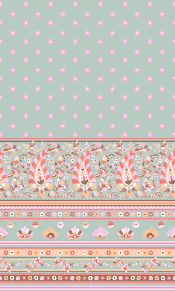 PASHMINA PAISLEY - PAISLEY BORDER 6