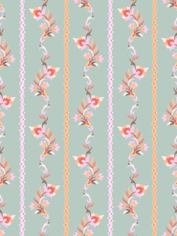 PASHMINA PAISLEY - STRIPS 8