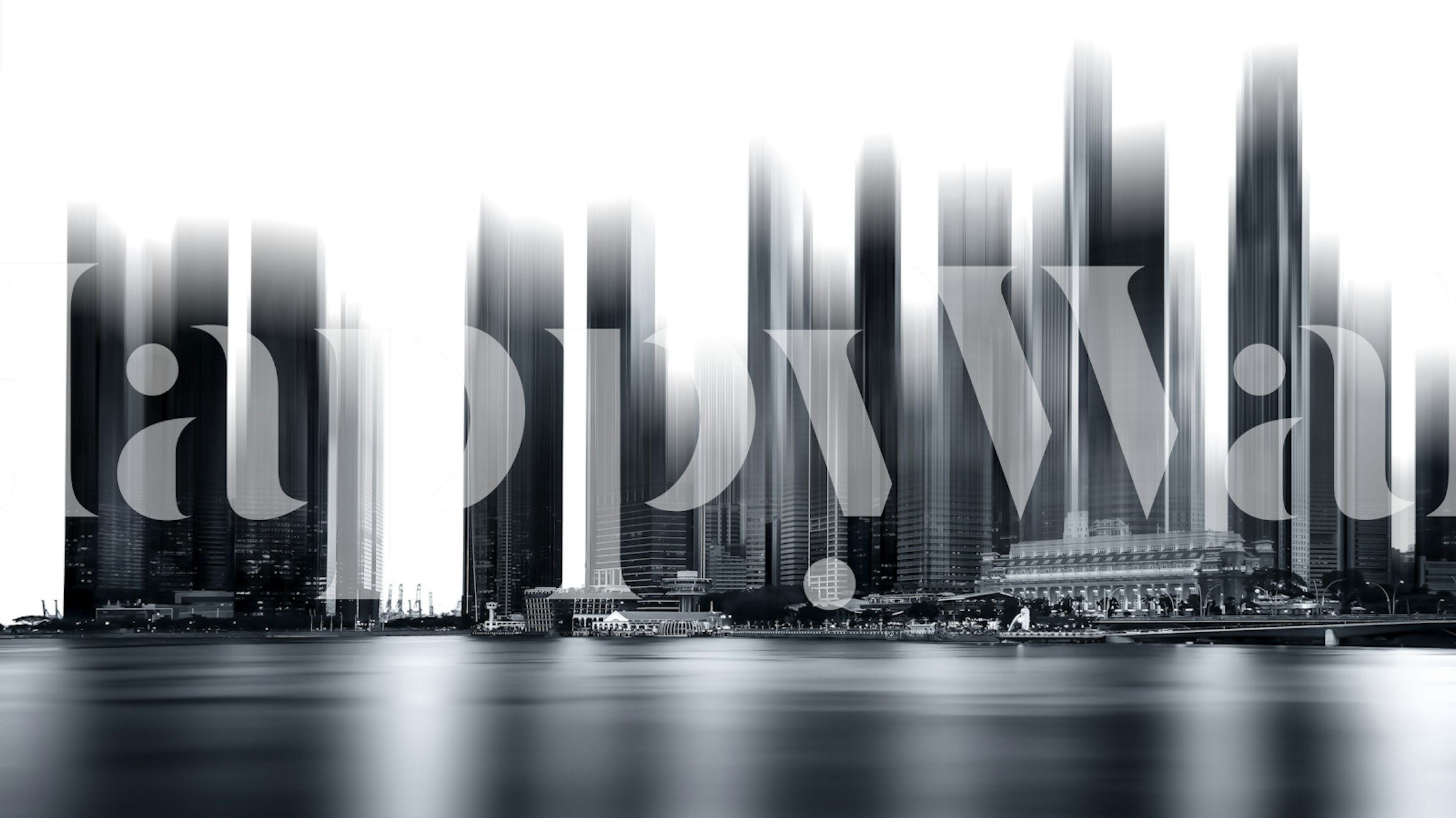 Dreamy City tapet i et moderne rom