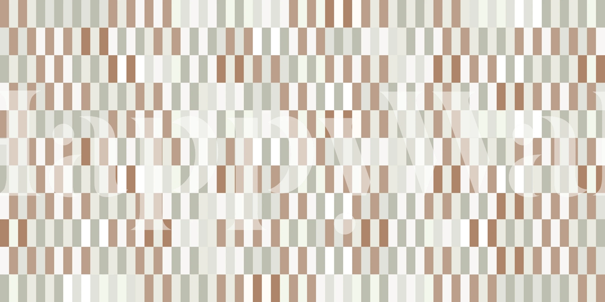 Papier peint Neutral Blocks dans une pièce moderne