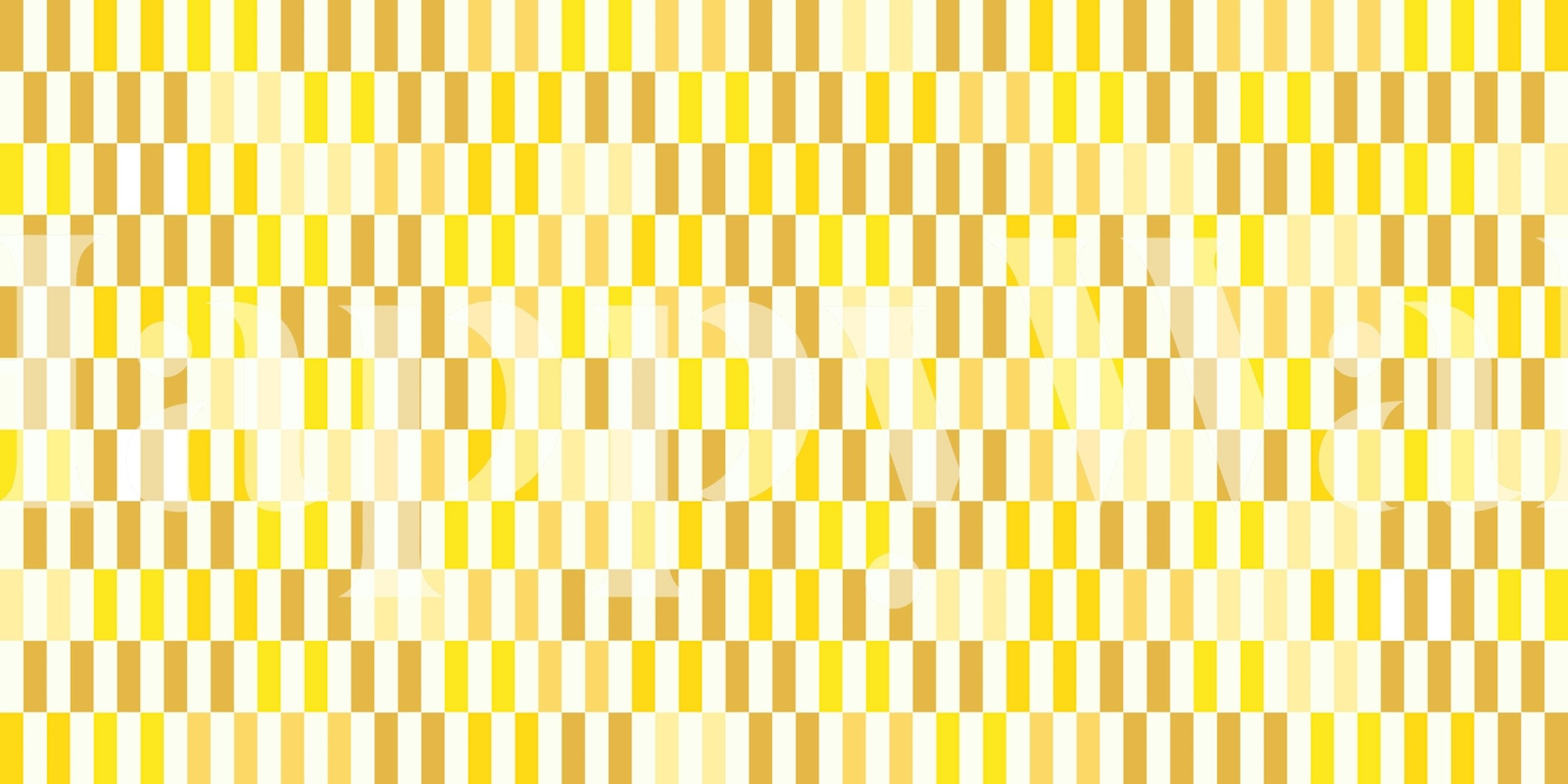 Yellow Blocks tapet i ett rum