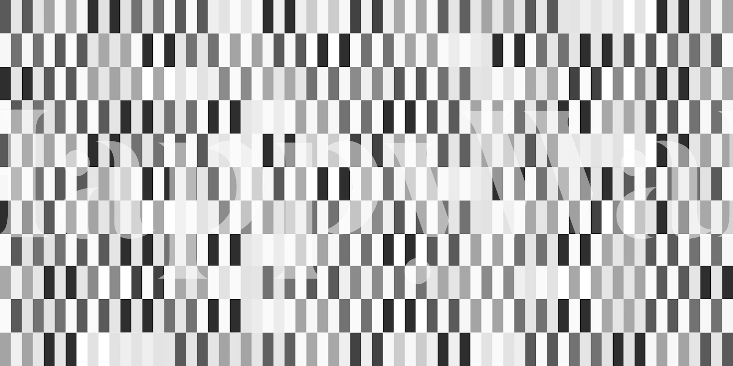 Black Blocks wallpaper in a modern room