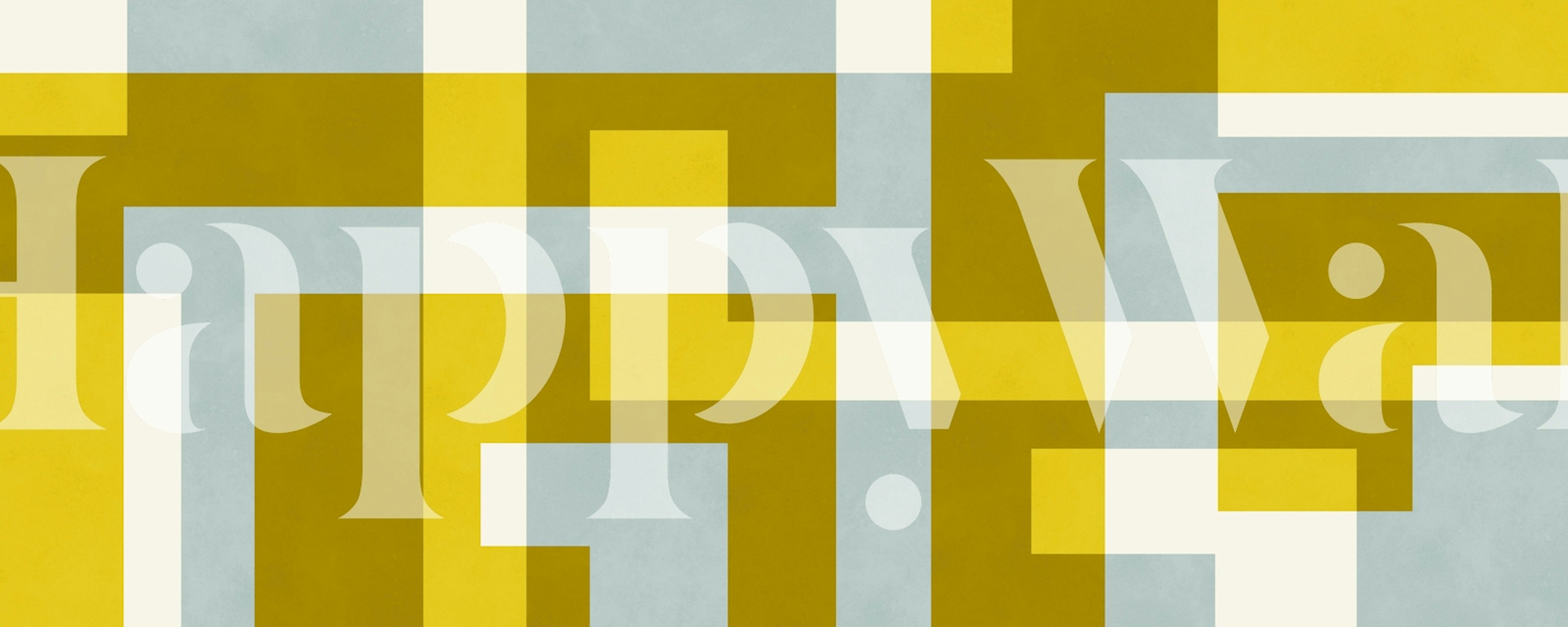 Tapeta Geometric Layers 17 prikazana u sobi