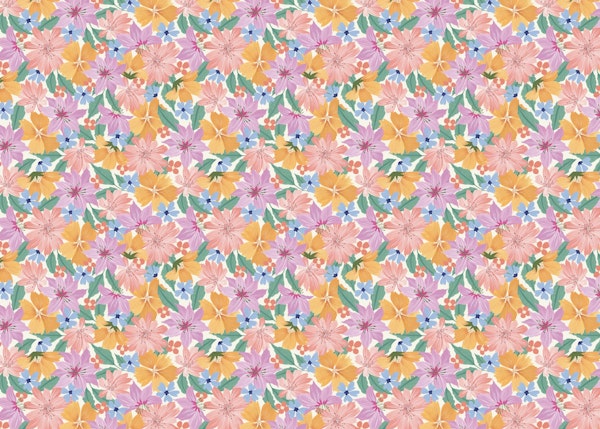 Bright spring floral