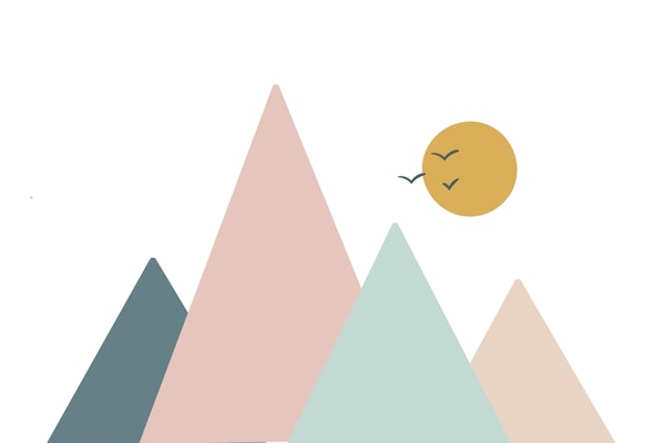 Colorful Boho Mountain 2