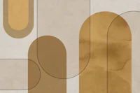 Abstract Arches Neutral tapete