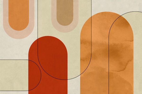 Abstract Arches Autumn Colors