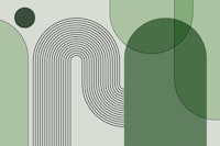 Abstract Arches wallpaper