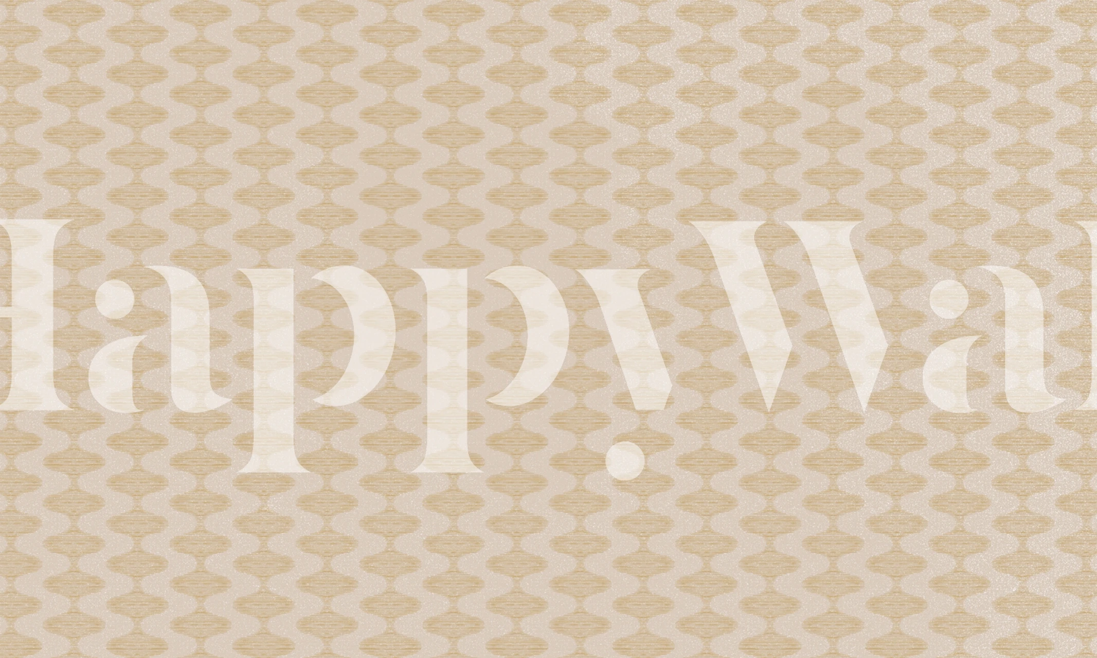 Tapeta Retro Waves Yellow Bohemian Vintage Texture