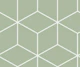 Simple Hexagon Cubes - Sage Green 1