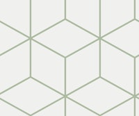Simple Hexagon Cubes - Sage Green 2 papel pintado