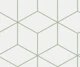 Simple Hexagon Cubes - Sage Green 2