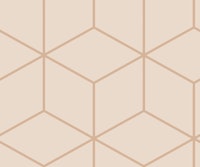 Simple Hexagon Cubes - Cream 2 ταπετσαρία