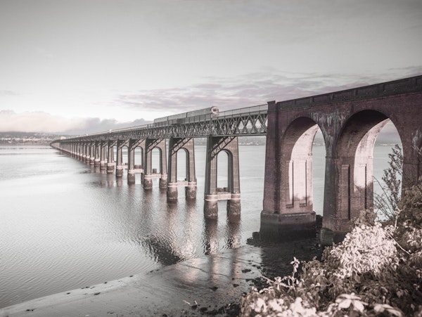 Tay Road Bridge Spanning the River Tay