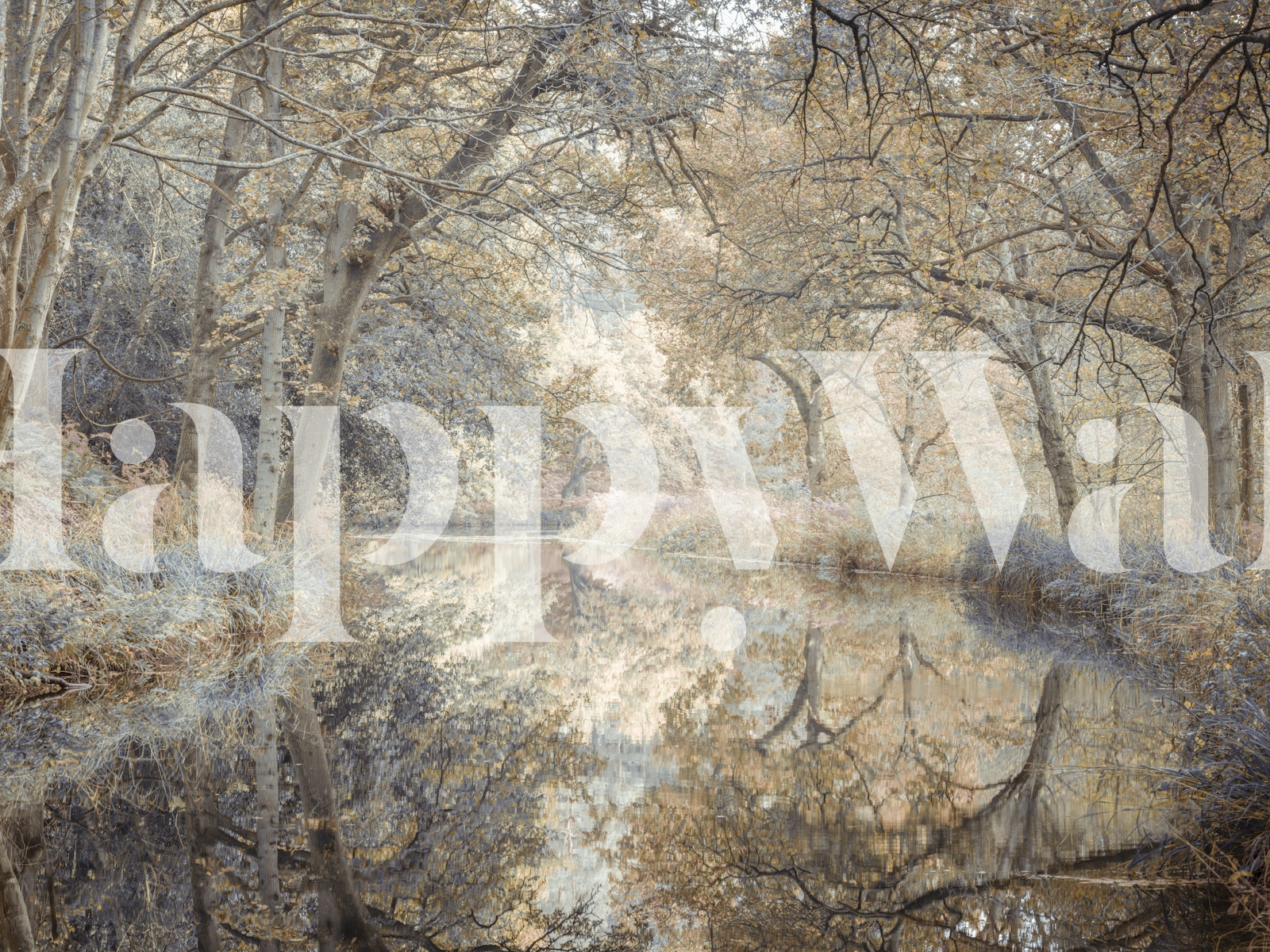 Whispering Waters wallpaper depicting calm water with subtle wind ripples