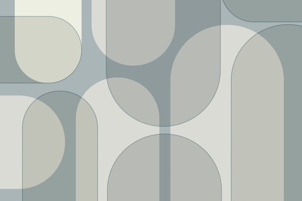 Abstract Nordic Mid Century Arches