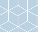 Simple Hexagon Cubes - Air Blue