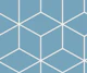 Simple Hexagon Cubes - Sky Blue
