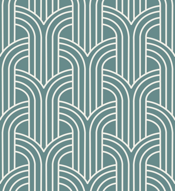 Art Deco Art 3 teal