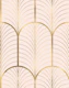 Art Deco Art 6 gold and light pink