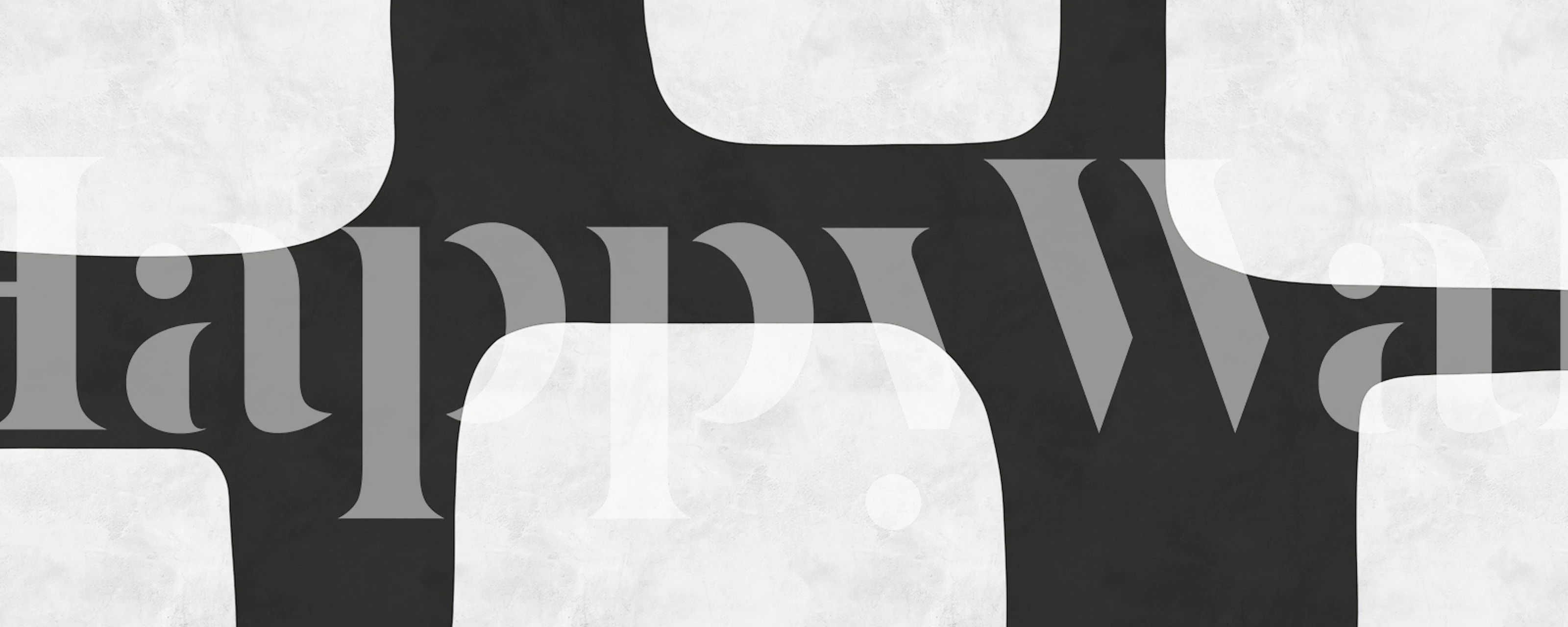 Expressionist modernity wallpaper in a room