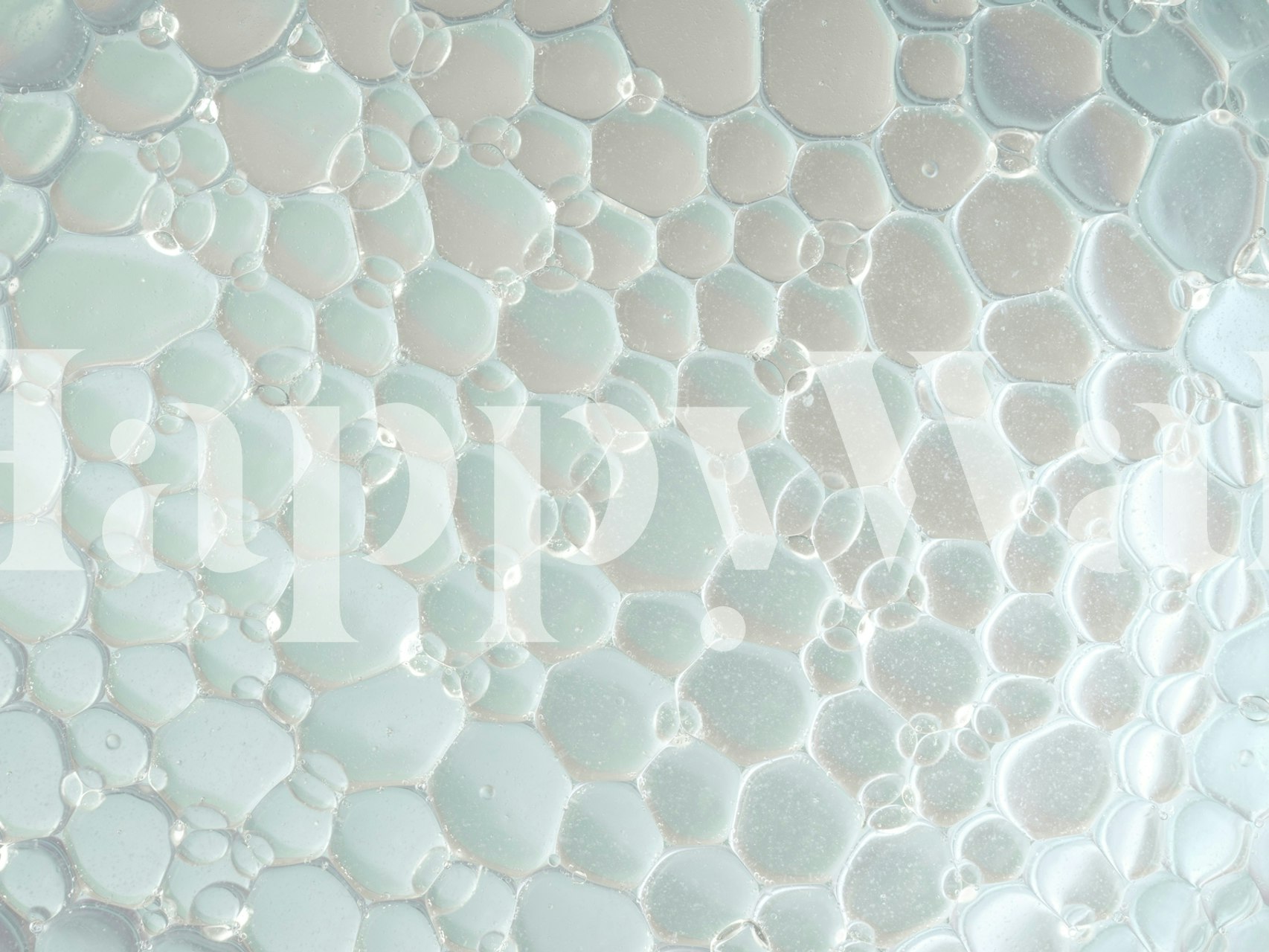 Mesmerizing bubble patterns tapet i ett rum