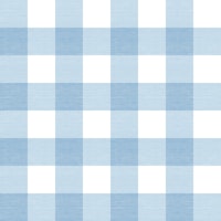 Cornflower Blue Modern Farmhouse Gingham tapete