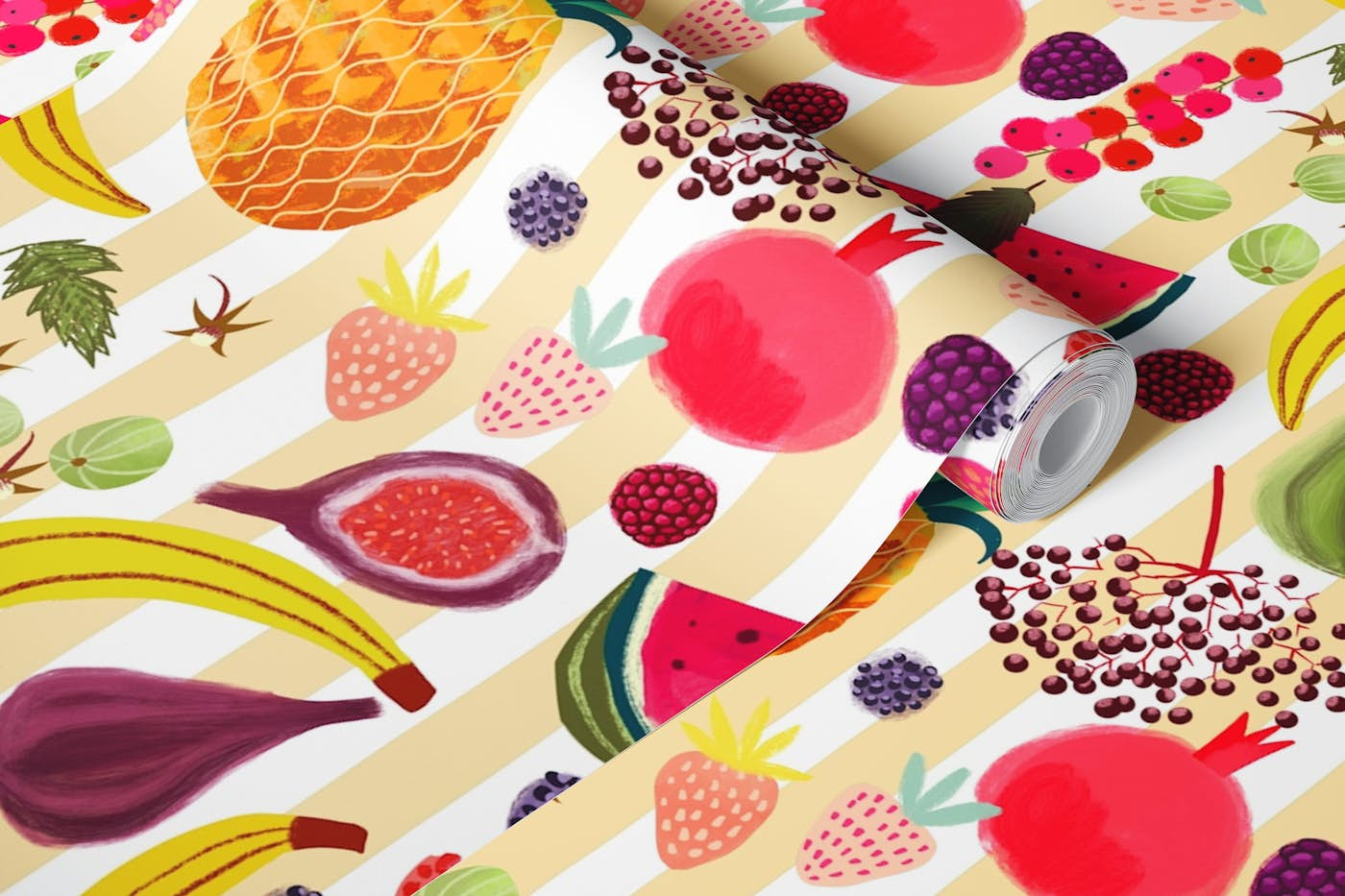 vitamine fruit splash wallpaper roll