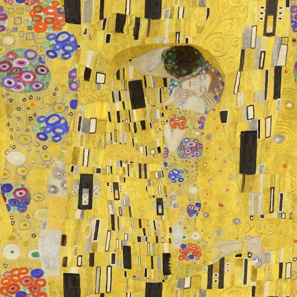Gustav Klimt - The Kiss Pattern