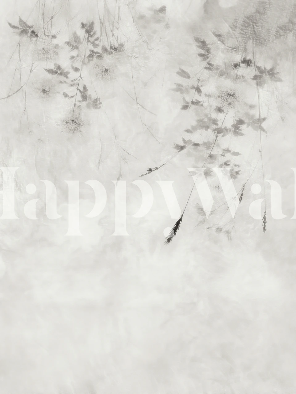 Japandi Wilderness wallpaper in a room