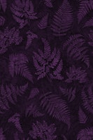 Moody Woods Purple Moss Fern Botany Pattern papiers peint