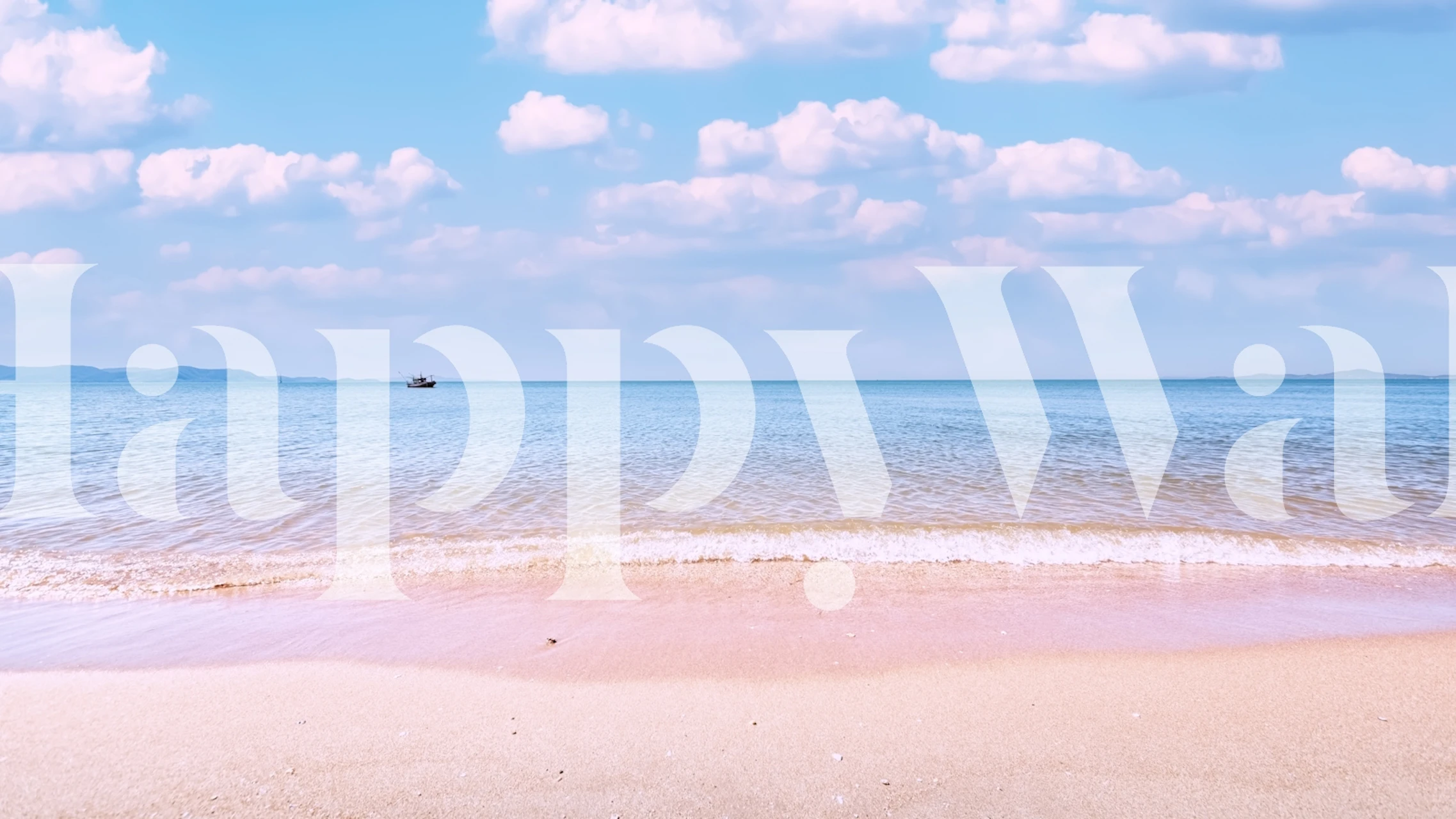 Papel pintado Tropical Utopia exhibido en una habitación