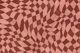 Groovy Retro Checker Rusty Peach