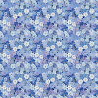 Babyblue Forgetmenot Floral Dream tapet