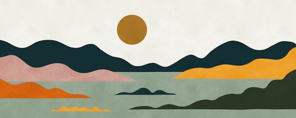 Watercolor landscape 23