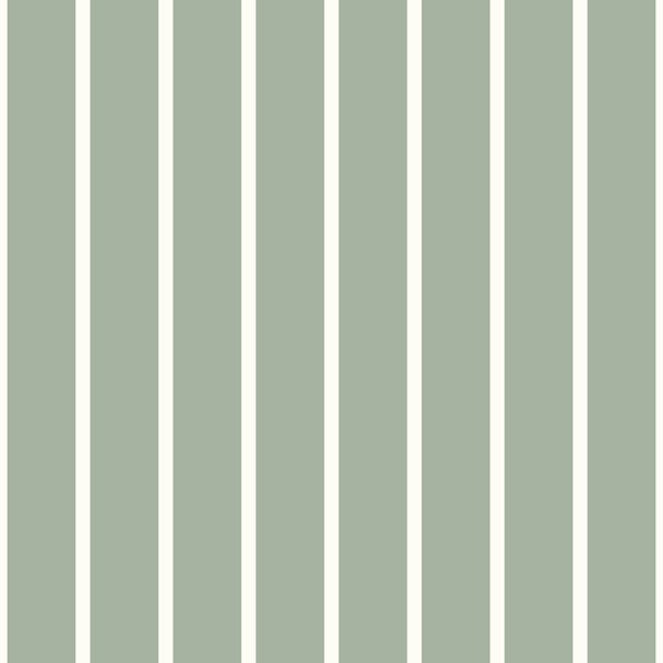 Vertical Stripes sage green beige