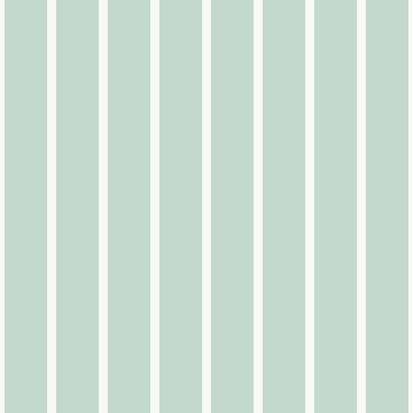 Vertical Stripes mint green beige
