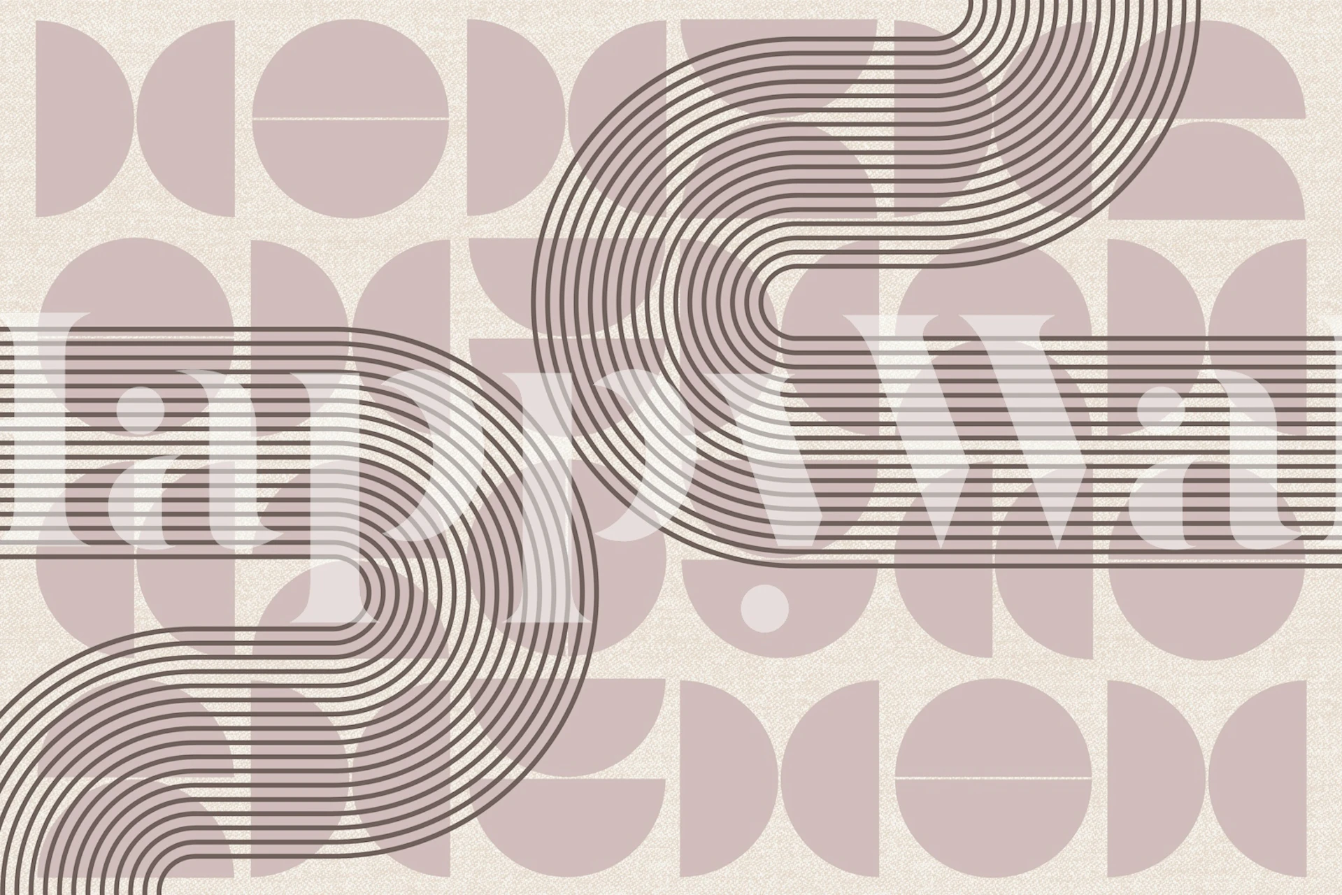 Abstract Mid Century Modern návrh tapety