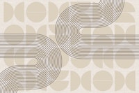 Abstract Modern Mid Century tapete