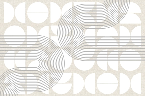 Modern Mid Century Abstract