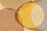 Mid Century Modern Abstract Organic tapete