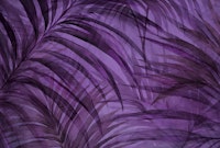 Lush Mystic Purple Tropical Palm Cove papel de parede