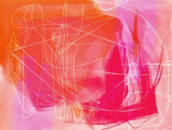 Color Burst Modern Abstract