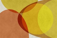 Mid Century Modern Organic Autumn tapete