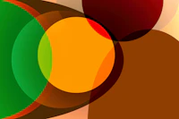 Groovy Mid Century Modern Organic behang