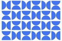 Bavarian Blue Bauhaus wallpaper