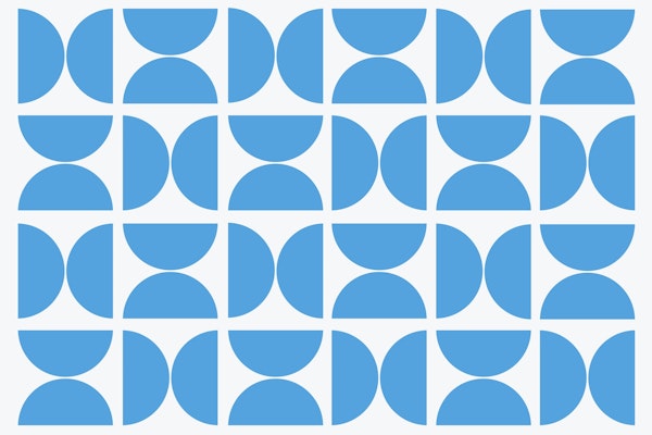Italian Blue Bauhaus