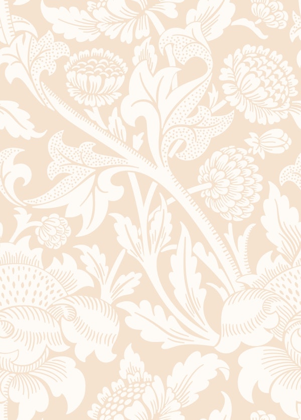 Victorian Wey Pattern in Pink Champagne